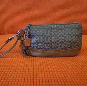 Vintage Coach wristlet